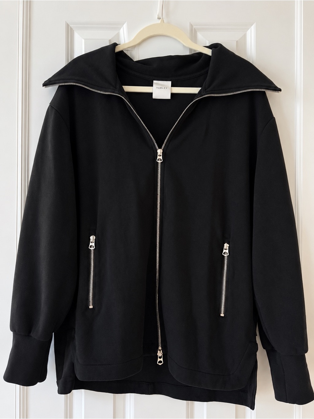 Varley Adair Zip Through Jacket Black Large